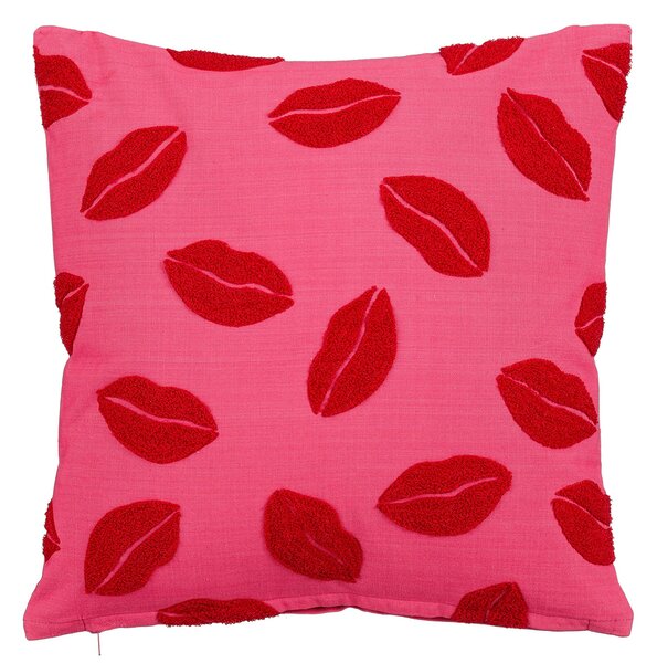 Διακοσμητικό Μαξιλάρι (45x45) Edelman Lips Pink 1130930