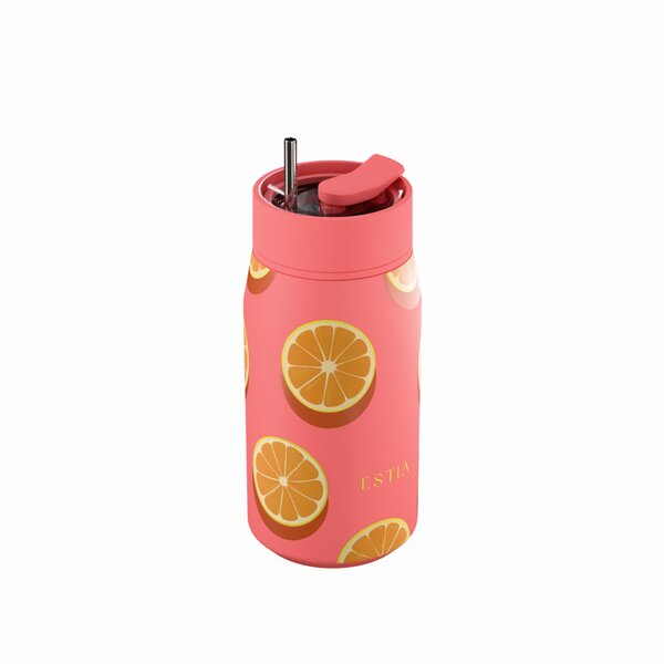 Ποτήρι Θερμός 360ml Estia Save The Aegean Lens Orange Pop 01-43056