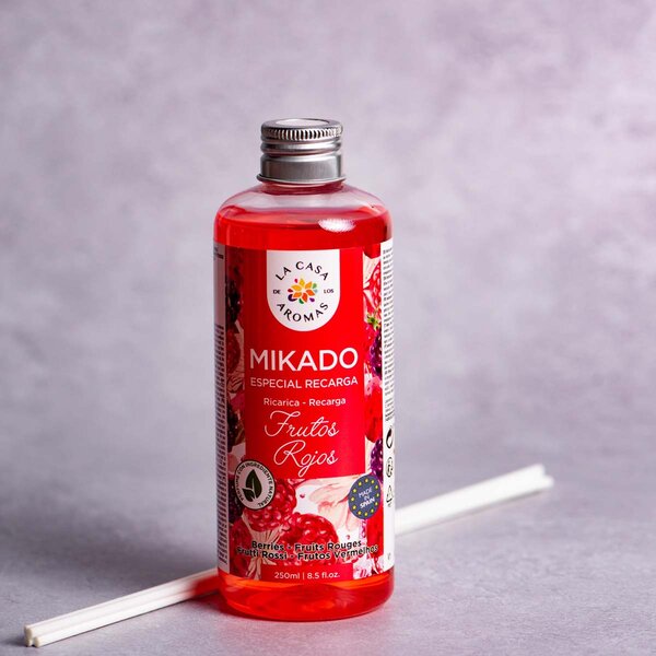 Αρωματικό Χώρου 250ml Με Στικς La Casa De Los Aromas 047641 Κόκκινα Φρούτα