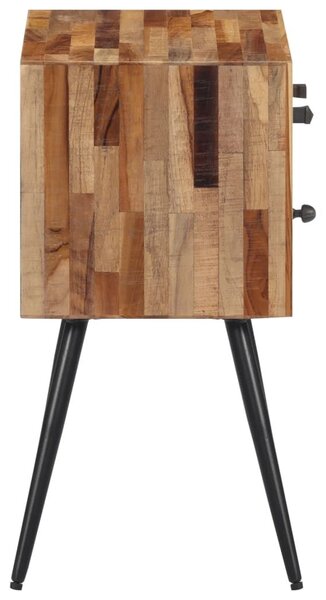 Κομοδίνο 47 x 31,5 x 60 εκ. από Μασίφ Ξύλο Teak - Καφέ