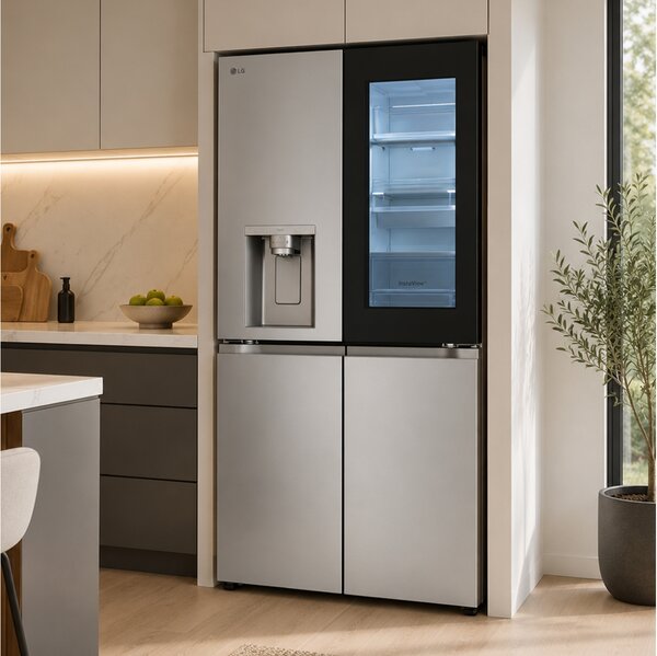 Ψυγείο Multi Door LG SBS GMG960MBEE Total No Frost με InstaView, Wi-Fi, Βρυσάκι νερού, Συνολική Χωρητικότητα 638L, Ενεργειακή Κλάση E και Ύψος 179.2cm