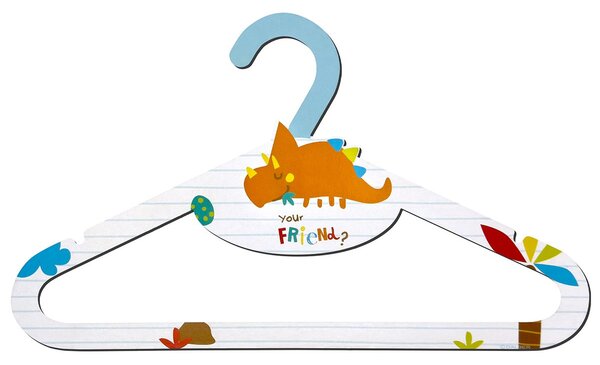 Παιδικές Κρεμάστρες Ρούχων (Σετ 8τμχ) Ango Dinos 4450