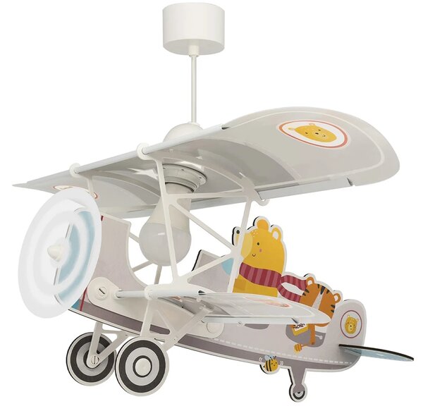 Παιδικό Φωτιστικό Οροφής Μονόφωτο Ango Little Plane Teddy 54522