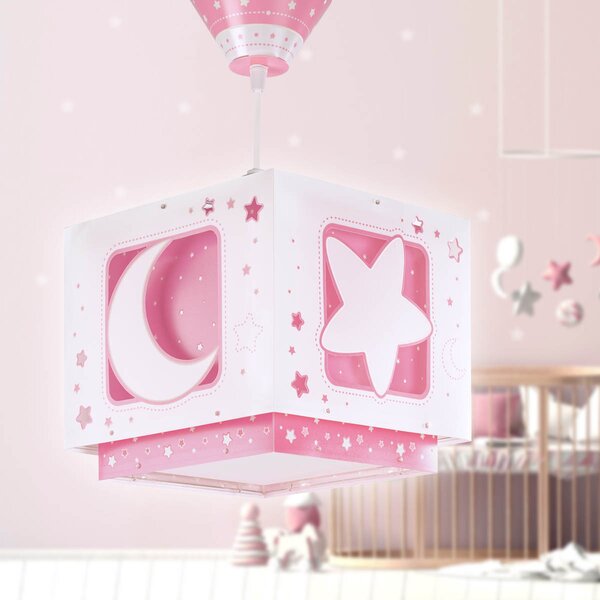 Παιδικό Φωτιστικό Οροφής Μονόφωτο Ango Moonlight Pink 63232MS