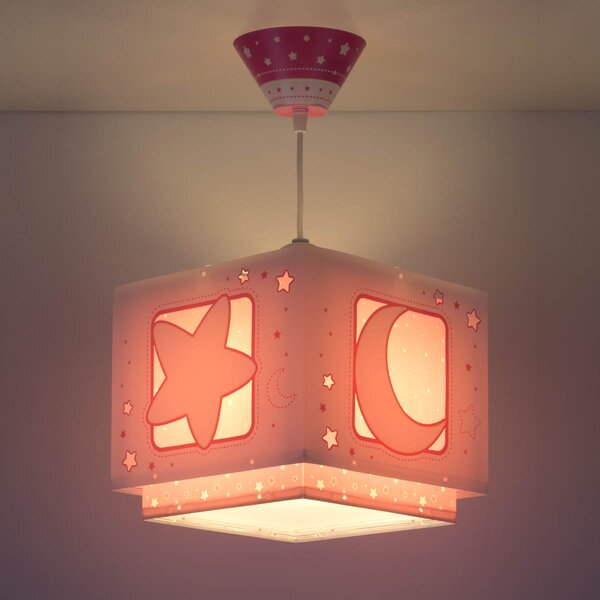 Παιδικό Φωτιστικό Οροφής Μονόφωτο Ango Moonlight Pink 63232MS