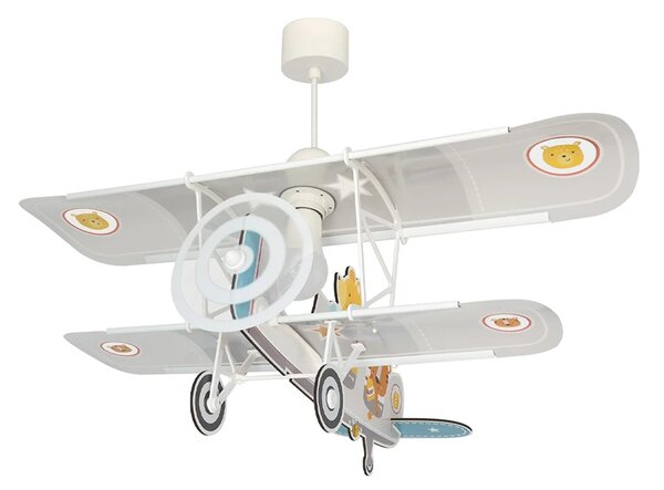 Παιδικό Φωτιστικό Οροφής Μονόφωτο Ango Little Plane Teddy 54522