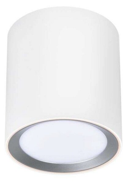Nordlux LED σποτ οροφής Landon Smart, λευκό, ύψος 14 cm, ρυθμιζόμενος, Λευκό, Σαλόνι / τραπεζαρία, Μέταλλο