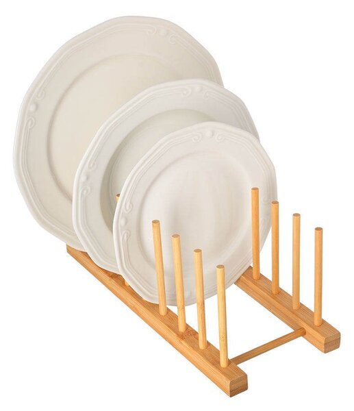 Πιατοθήκη Ντουλαπιού (34x12.2x14.1) Estia Bamboo Essentials 01-17279