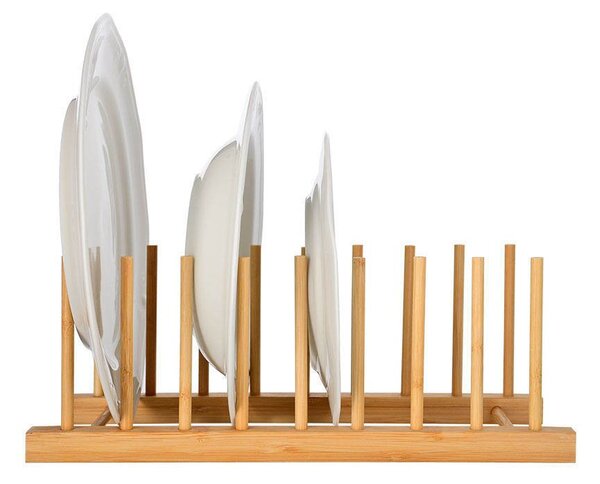 Πιατοθήκη Ντουλαπιού (34x12.2x14.1) Estia Bamboo Essentials 01-17279