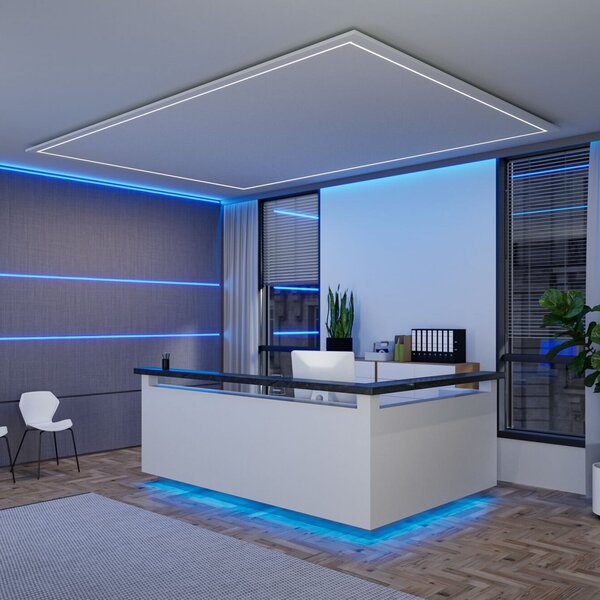 Paulmann LED ταινία MaxLED 1000 COB βασικό σετ 3 m, RGBW, ρυθμιζόμενος, Μεταλλικό, Σαλόνι / τραπεζαρία, Πλαστικό