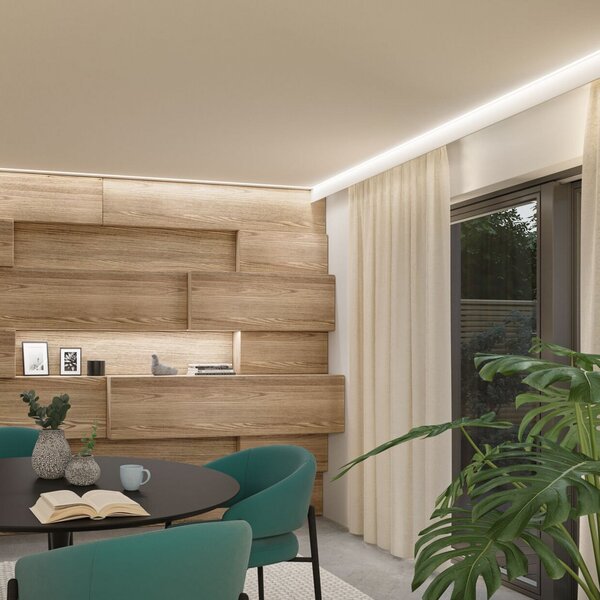 Paulmann LED ταινία MaxLED 1000 βασικό σετ, 5 m, 2700K, ρυθμιζόμενος, Μεταλλικό, Σαλόνι / τραπεζαρία, Πλαστικό