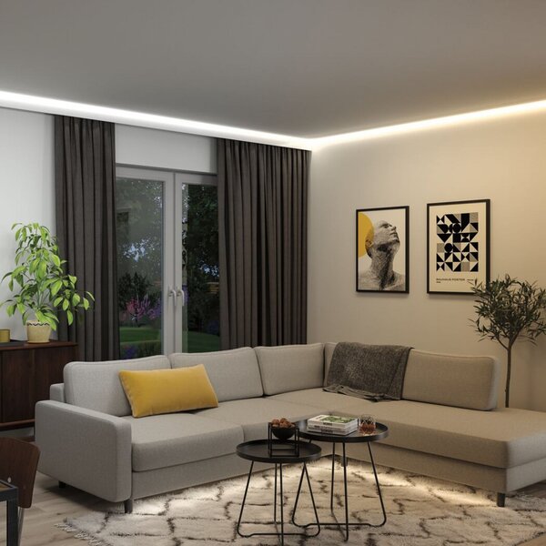 Paulmann LED ταινία MaxLED 1000 Βασικό σετ 3 m RGBW IP44, ρυθμιζόμενος, Μεταλλικό, Σαλόνι / τραπεζαρία, Πλαστικό