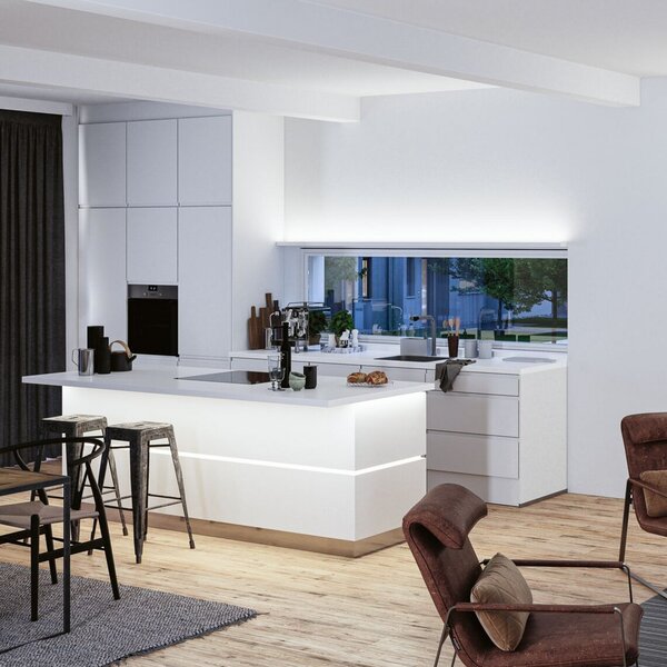Paulmann LED ταινία MaxLED 1000 COB βασικό σετ, 3 m, 6500 K, ρυθμιζόμενος, Μεταλλικό, Σαλόνι / τραπεζαρία, Πλαστικό