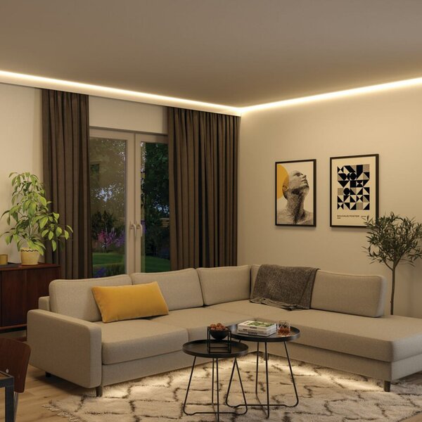 Paulmann LED ταινία MaxLED 1000 Βασικό σετ 3 m CCT IP44, ρυθμιζόμενος, Μεταλλικό, Σαλόνι / τραπεζαρία, Πλαστικό