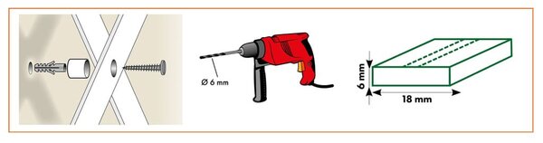 Nature Καφασωτό Κήπου Ανθρακί 50 x 150 εκ. από PVC - Ανθρακί