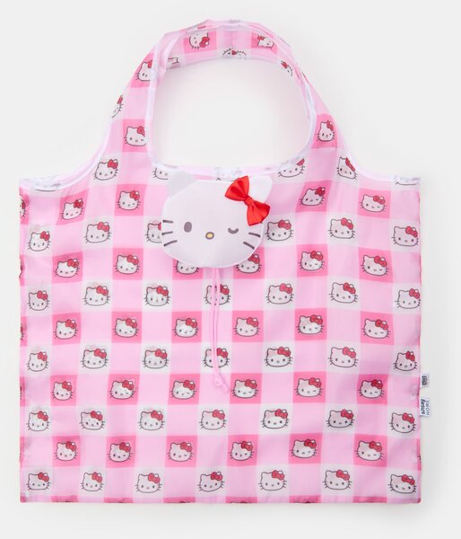 Sinsay - Πτυσσόμενη τσάντα αγορών Hello Kitty - ροζ παστελ