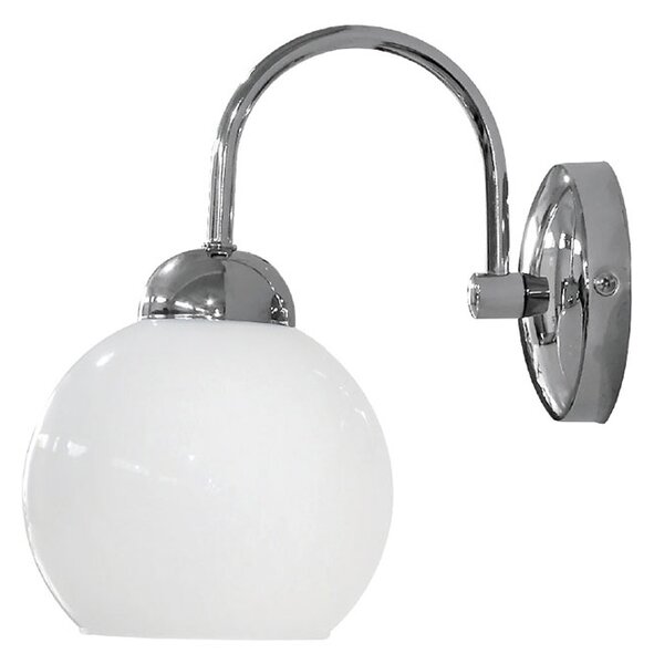 Φωτιστικό Μπάνιου Heronia Ovo Nikel/White 31-1207
