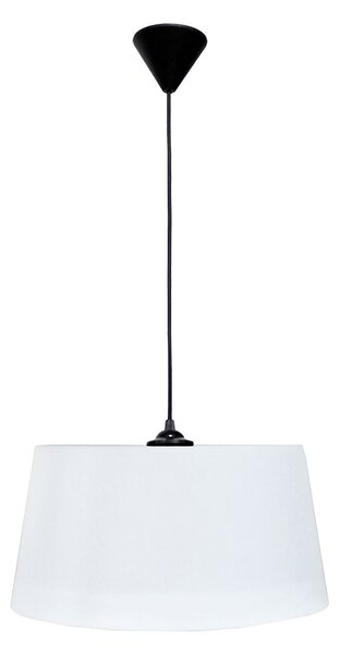 Φωτιστικό Οροφής Μονόφωτο Heronia Drum Black/White 35-0079