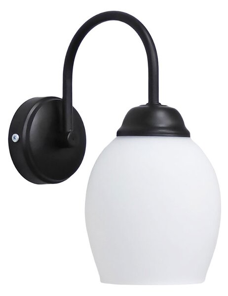Φωτιστικό Μπάνιου Heronia Bull Black/White 01-0388