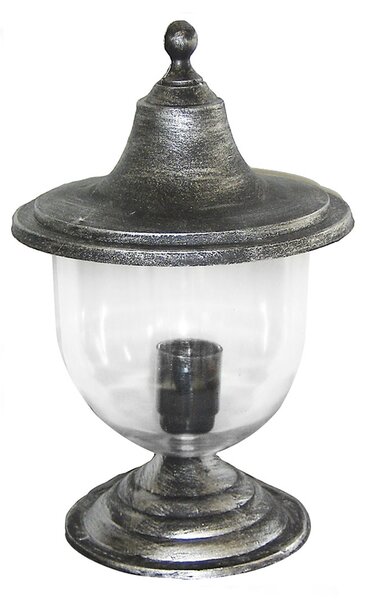 Φωτιστικό Δαπέδου Εξωτερικού Χώρου Heronia Hercules Silver 10-0217