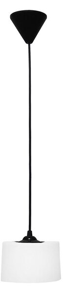 Φωτιστικό Οροφής Μονόφωτο Heronia Drum Black/White 35-0082