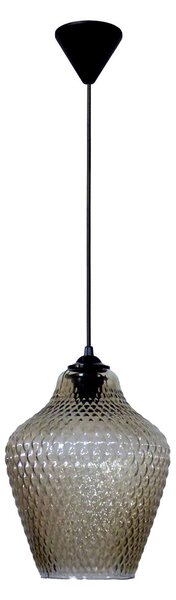 Φωτιστικό Οροφής Μονόφωτο Heronia Pine Fume 02-0434