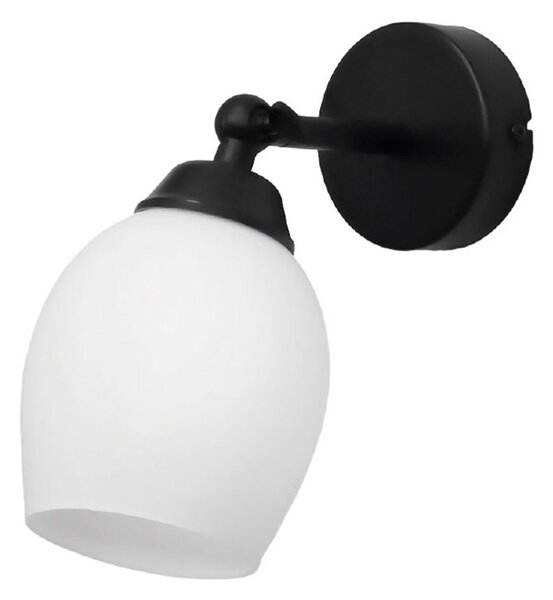 Φωτιστικό Μπάνιου Heronia Barrel Black/White 01-0387