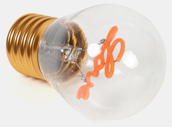 Sinsay - Διακοσμητική λάμπα LED σε σχήμα λαμπτήρα Edison - εντονο ροζ