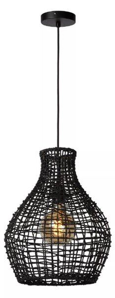 Φωτιστικό Οροφής Alban 03438/35/30 35x175cm 1xE27 40W Black Lucide