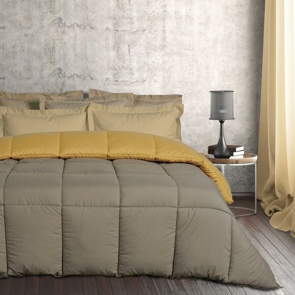 Πάπλωμα Happy 9643 Dark Grey-Ochre Das Home