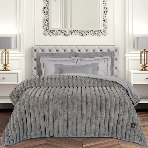 Κουβέρτα Γούνινη Υπέρδιπλη (220x240) Greenwich Polo Club Essential 3831 Taupe
