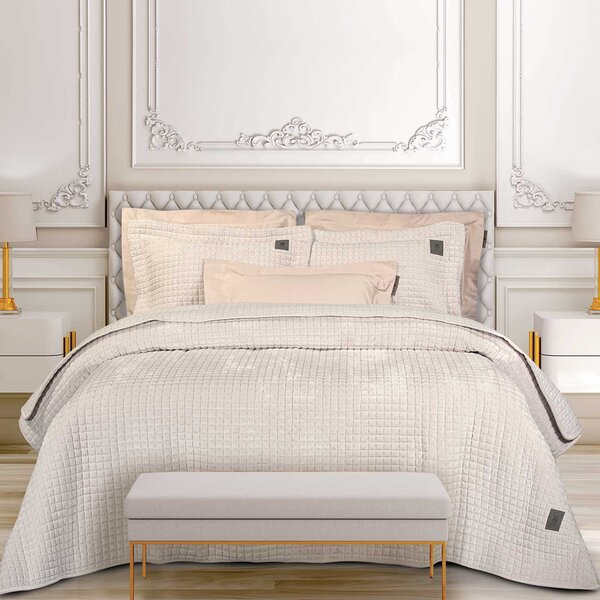 Κουβερτόριο King Size (240x250) Greenwich Polo Club Classic 4429 Ivory