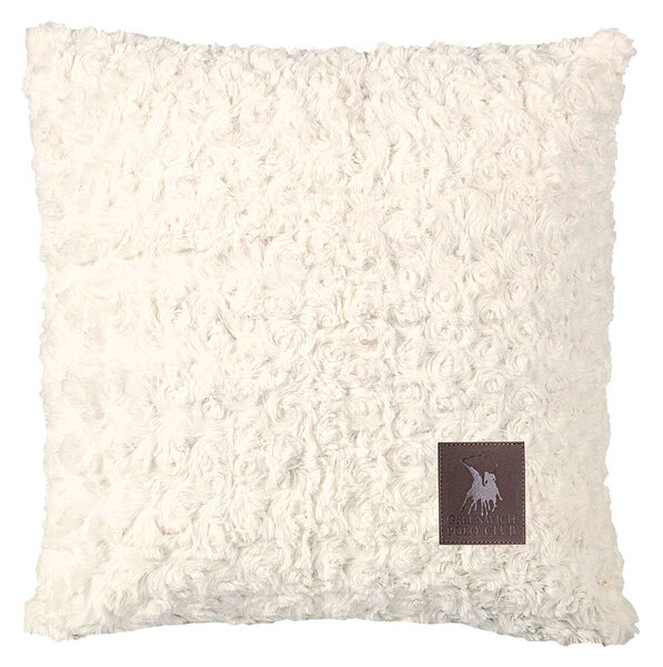 Διακοσμητικό Μαξιλάρι Γούνινο (40x40) Greenwich Polo Club Essential 3959 White