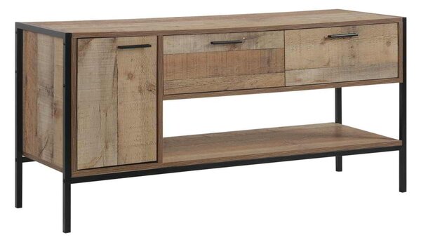 Έπιπλο TV PALLET-W 2-Συρτ./1-Ντουλ.124x40x60 Antique Oak