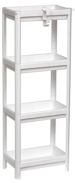 Ραφιέρα Δαπέδου 4 Θέσεων (35.5x23x100) T-D 98170100 White
