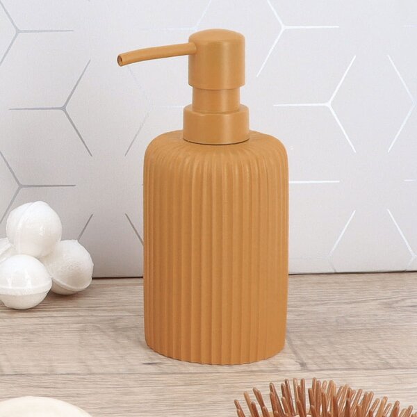 Dispenser Μπάνιου 230ml (Φ7x17) T-D 62103199 Mustard