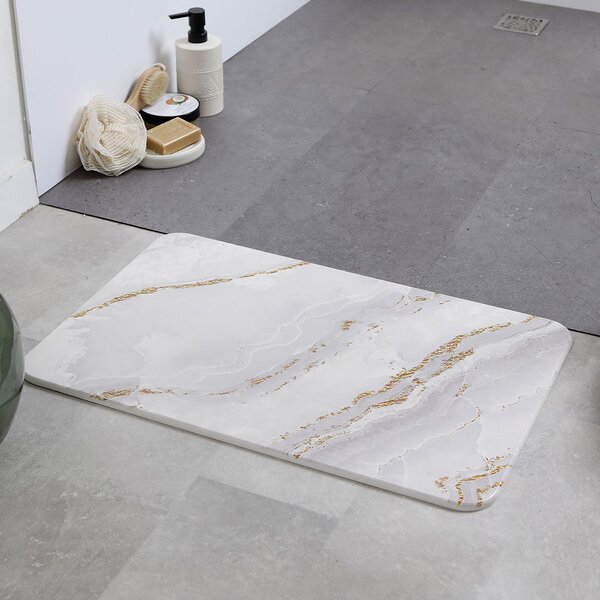 Πατάκι Μπάνιου Διατομίτη (39x60) T-D Marble 7800602