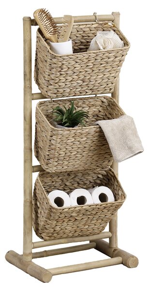 Ραφιέρα Δαπέδου 3 Θέσεων (40.5x30x92.5) T-D Bamboo 98203195