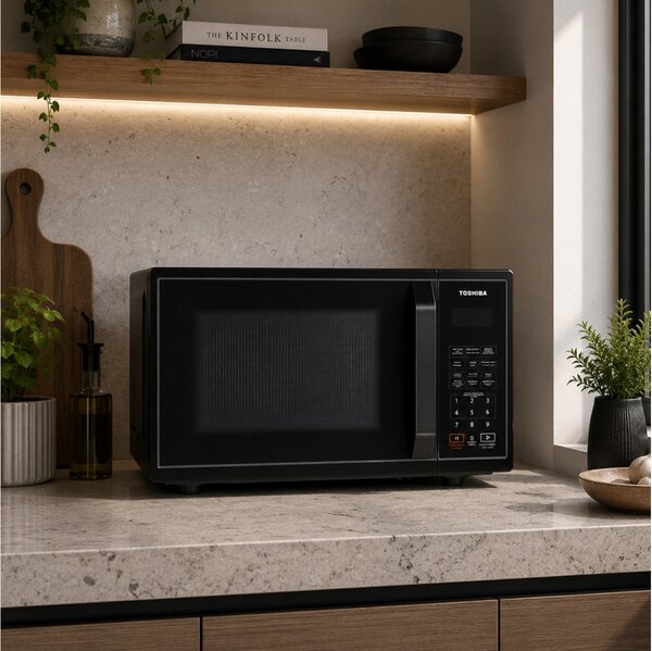 Φούρνος μικροκυμάτων Toshiba MM-EM23PBK με χωρητικότητα 23L και ισχύ 800W - Black