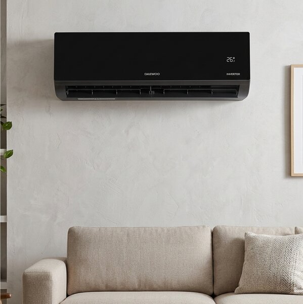 Κλιματιστικό Inverter Daewoo DAC-18CHSDB-NK με Wi-Fi, απόδοση 18000 Btu και ενεργειακή κλάση A++/A+++ - Black