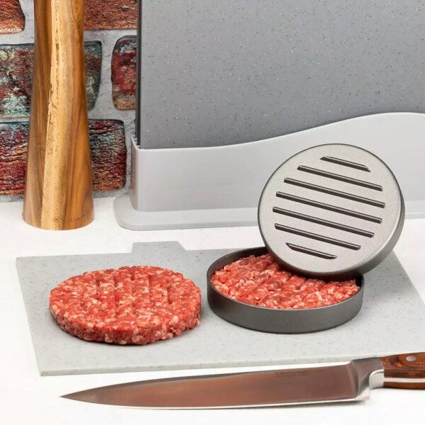 Πρέσα Burger Kinghoff KH 1740, 12 cm, Αντικολλητική επίστρωση, Γκρι