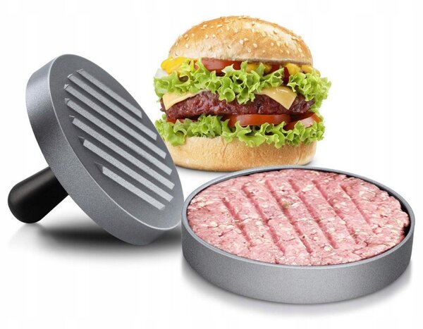 Πρέσα Burger Kinghoff KH 1740, 12 cm, Αντικολλητική επίστρωση, Γκρι