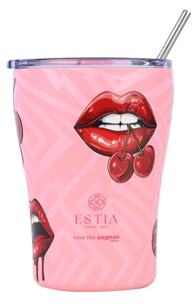 Ποτήρι Θερμός 350ml Estia Save The Aegean Blush Pop 01-31800
