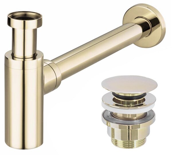 Click-Clack Νιπτήρας Siphon Universal REA Gold