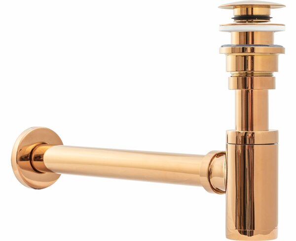 Νιπτήρας Universal Click-Klak Siphon Rea, Rose Gold