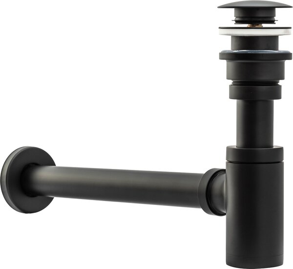 Click-Clack Νιπτήρας Siphon Universal Rea Matte Black