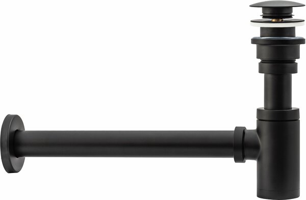 Click-Clack Νιπτήρας Siphon Universal Rea Matte Black
