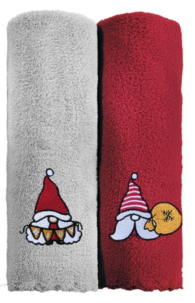 Σετ Χριστουγεννιάτικες Πετσέτες Christmas Towels Set 4 2x(35X50) - Saint Clair