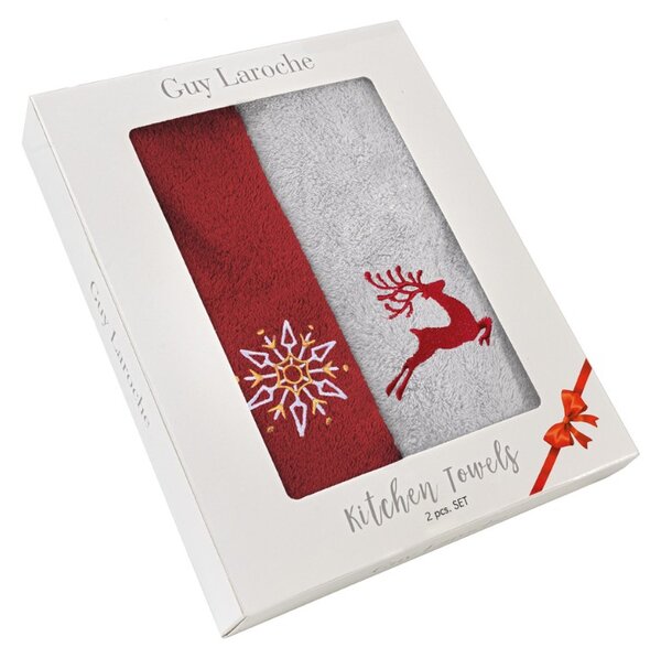 Σετ Χριστουγεννιάτικες Πετσέτες Christmas Towels Set 3 2x(35X50) - Saint Clair