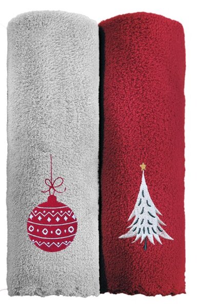 Σετ Χριστουγεννιάτικες Πετσέτες Christmas Towels Set 2 2x(35X50) - Saint Clair